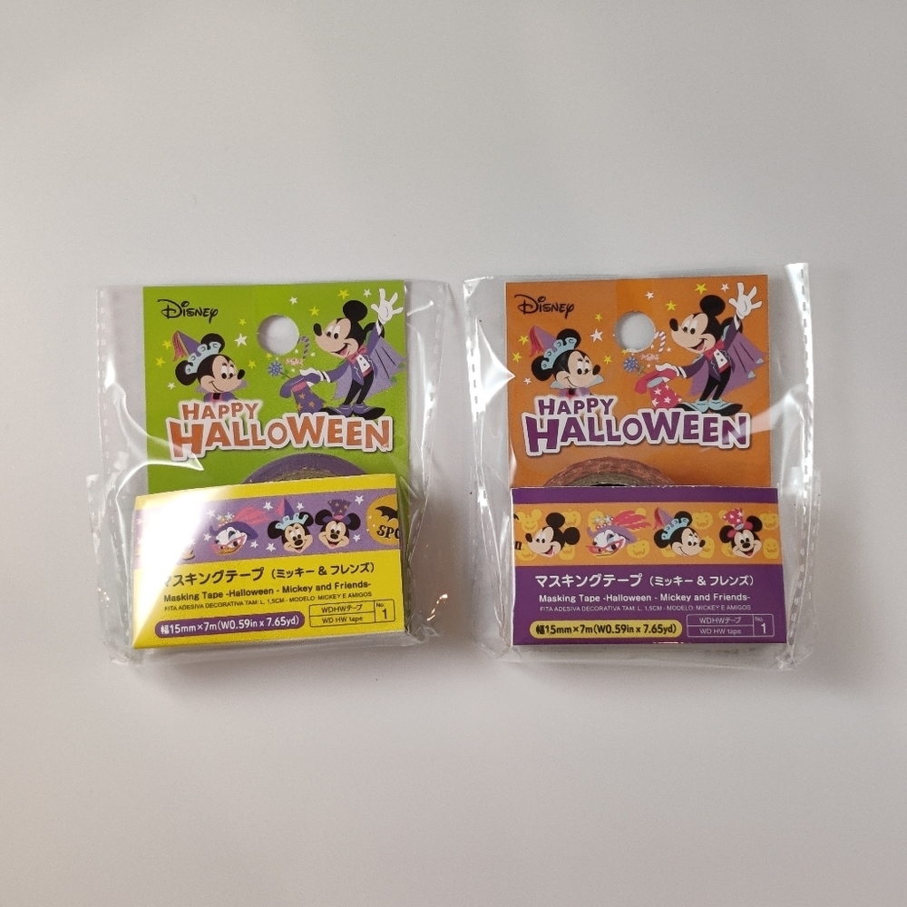 🎃 Mickey & Minnie Masking Tape